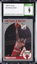 1990 HOOPS #65 MICHAEL JORDAN CSG 9