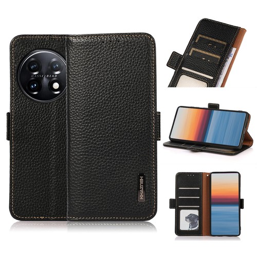 For OnePlus Colourful Real Leather Flip Wallet Case Cover - Picture 11 of 24