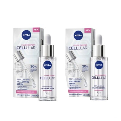 NIVEA EXPERT FILLER CELLULAR 2 x 30ml, Hyaluronic filling serum
