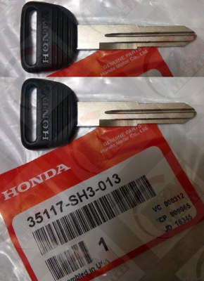 Genuine Honda Master Blank Ignition Key Set (2 Keys) - Fits Integra, CL, TL Models