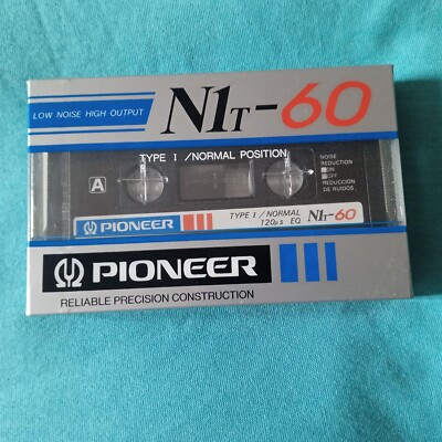 Pioneer N1t 60 Japan 1985 TYPE I Tape Cassette SEALED RAR