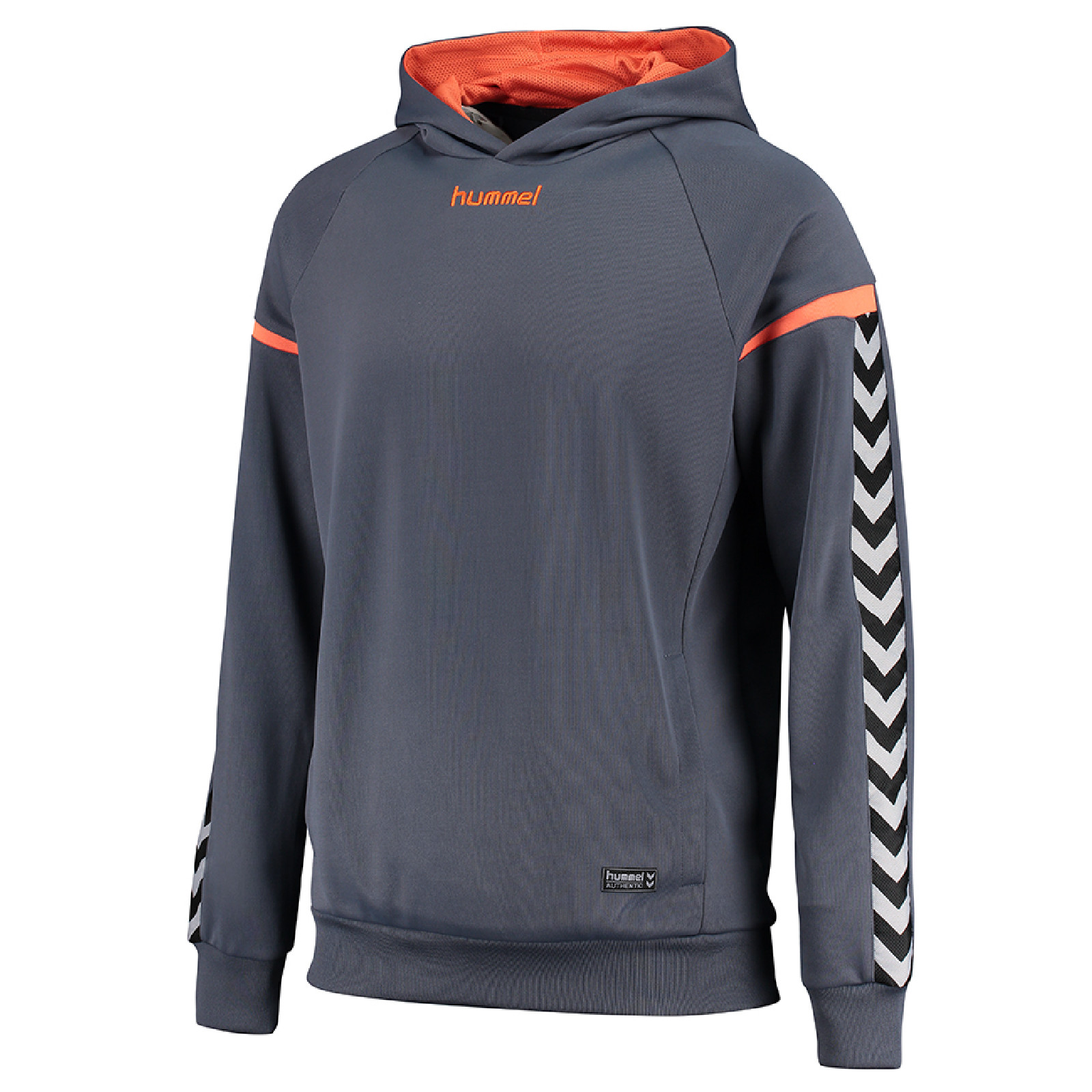 Пуловер Hummel с капюшоном Authentic Charge Poly Hoodie Herren Kapuzenpulli grau 0334038730 8890₽