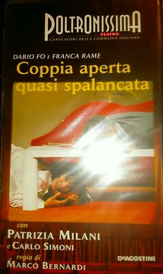 VHS - SEHR GUTER SESSEL - OFFENES PAAR FAST WEIT - DARIO FO FRANCA KUPFER 