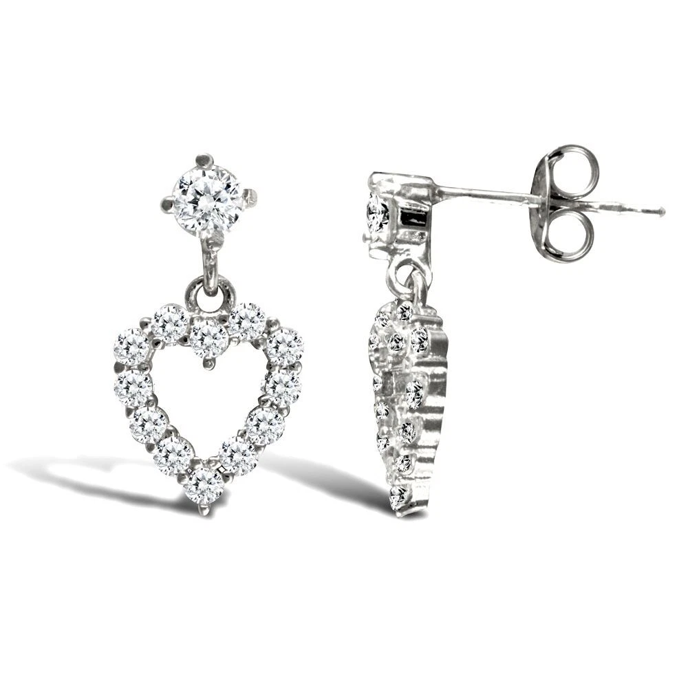9ct white gold best sale studs