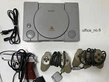 Sony PlayStation 1 SCPH-5000 NTSC-J PS1 Controller Gun Set Tested from Japan F/S