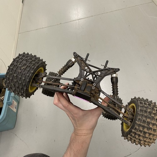 Vintage HPI Nitro RS4 MT Racing Purple Alloy Truck Roller 1/10 RS4MT - Picture 14 of 16