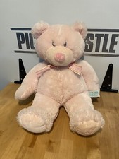 18" Russ Berrie Pink Baby My First 1ST Teddy Bear Stuffed Animal Plush Toy Soft