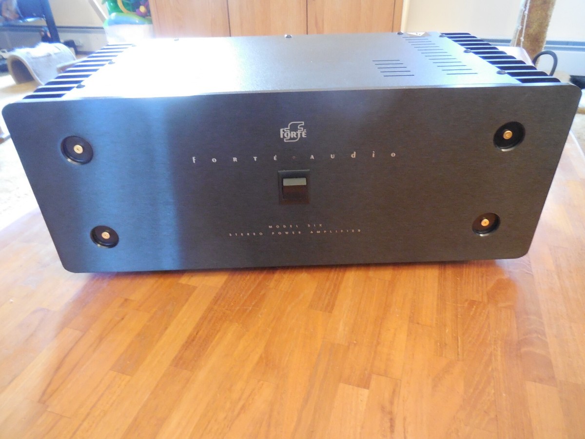 Forte Audio, Model 6, 150W per channel amplifier, Works well Forte Audio, Model 6, 150W per channel amplifier, Works well