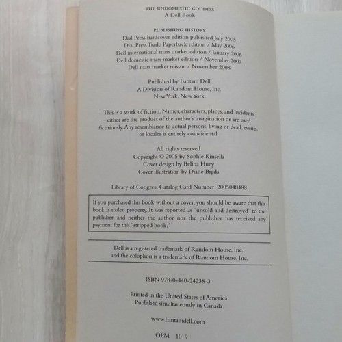 The Undomestic Goddess by Sophie Kinsella Paperback - Bild 3 von 3