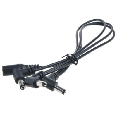 DC 3-Way Daisy Chain Cable For Electric Guitar Effect Pedal Power Supply Adapter