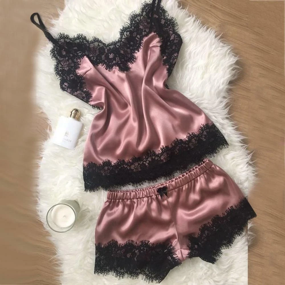 Lenceria Para Mujer Pijama Babydoll Ropa de Dormir Interior Bata