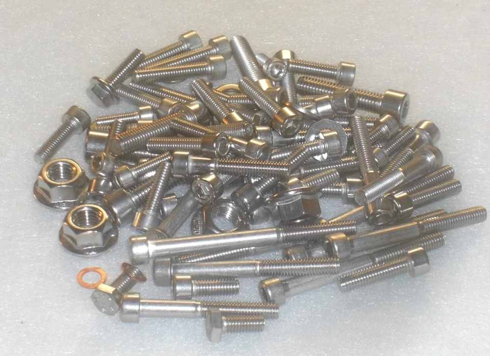 GasGas EC200 EC250 EC300 Kickstart Engine 68 Stainless Allen Bolts Capscrews Kit - Image 3 of 4