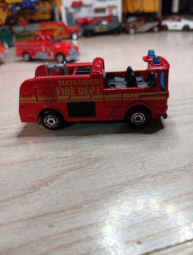 Matchbox Fire Department Die Cast Red & Orange China - Picture 7 of 23