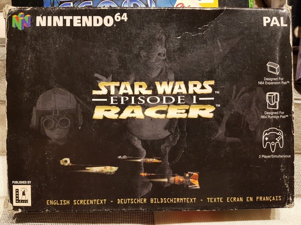 JUEGO NINTENDO 64 STAR WARS RACER COMPLETO!!!! JUEGAAZO!