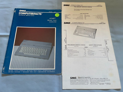 SAMS COMPUTERFACTS Atari 130XE Computer Technical Service Data Reference Manual