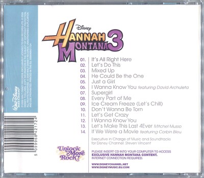 Hannah Montana 3 サウンドトラック Soundtrack - Hannah Montana 3 - Amazon.com Music