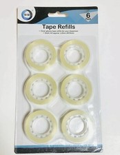 6 X Sellotape L20m x W18mm Sticky Clear Transparent Tape Mini Small Rolls Refill