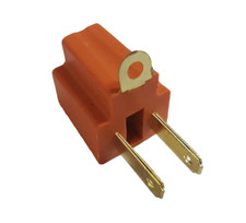 2 Prong to 3 Prong Polarized Grounding Converter / Adapter