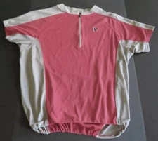 PEARL IZUMI Red Gray Cycling Jersey SHIRT Adult XXL Zip Pocket Bike Ride Bicycle