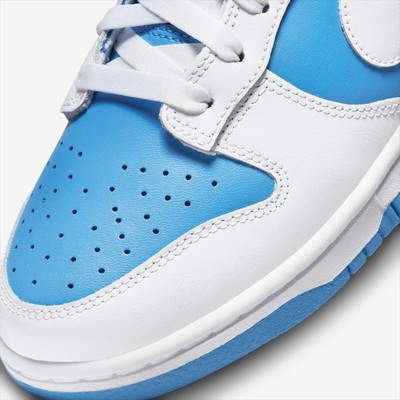 NIKE Women's DUNK LOW ESS REVERSE UNC UNIVERSITY BLUE DJ9955