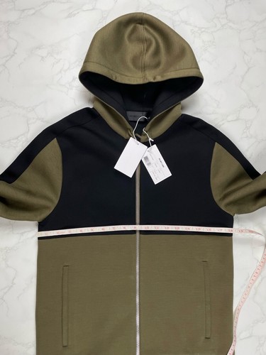 🔥[OFFERTA]🔥 Felpa con cappuccio Helmut lunga in pile spugna con zip a contrasto tg. S - Foto 6 di 9