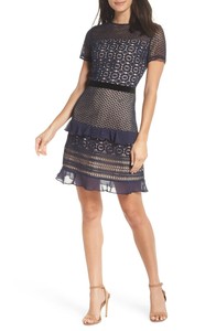 sheath chelsea28 navy velveteen