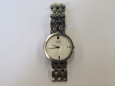Vintage Citizen Mens Classic Day Date Gold Tone Watch 5500-s24485