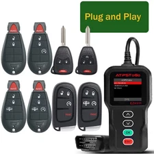 For 2008 2009 2010 2011 2012 2013 2014 2015 2016 Dodge Ram(2 Key Fob + program )