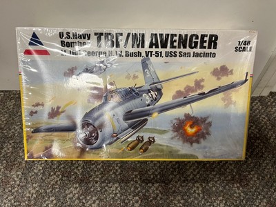 * ACCURATE MINIATURES 1/48 SCALE US NAVY BOMBER GEORGE BUSH AVENGER #480120 *ST