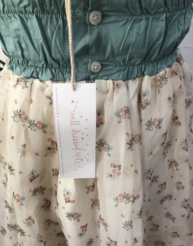 NUEVO Vestido Cameron Azul Lobo Bien Vestido Niñas WDW Talla 7 años Nuevo con Etiquetas - Imagen 8 de 9