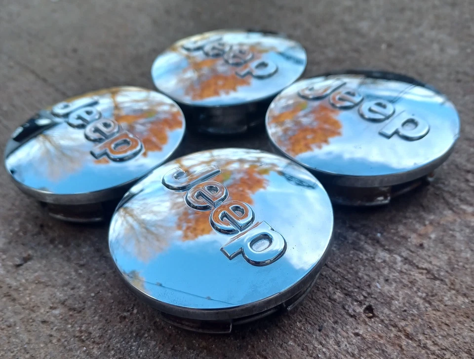 Juego de 4 tapas centrales Jeep Grand Cherokee Compass, 2007-2023, parte # 1LB77TRMAB Foto 2 de 3