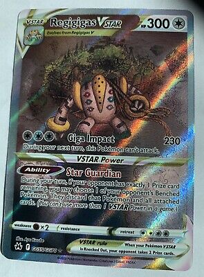 Regigigas VSTAR (Regigigas V ASTRO) GG55/GG70 Full Art Alternativa Secreto  - Ultraboost X Epée et Bouclier 12.5 Zénith Suprême - Box di 10 carte  Pokémon Francese : : Giochi e giocattoli