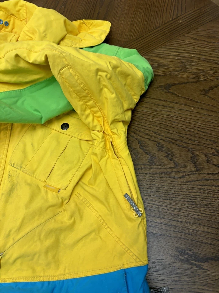 Chaqueta de Snowboard Vintage Cirrus Group 10k Mezcla Especial Hombres S Negrita Bloque de Color Foto 4 de 4