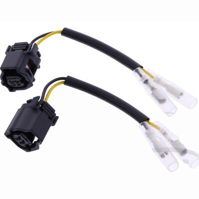 LED Blinker Blinkleuchten Adapterkabel für Yamaha Motorräder 100mm 1 Paar