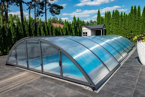 Poolüberdachung ORBIT ECO PK 8mm RAL 7016 Anthrazit L:6,47m kostenloser Versand - Bild 2 von 10