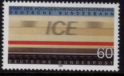 W Germany 1991 Inter-City Express (ICE) SG 2373 MNH