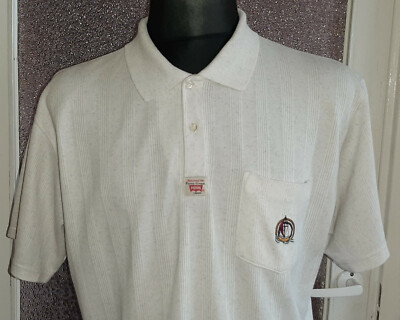 Pierre L'Amour SPORTS Kleidung Herren Hellgrau Polohemd Kurzärmelig Größe XL