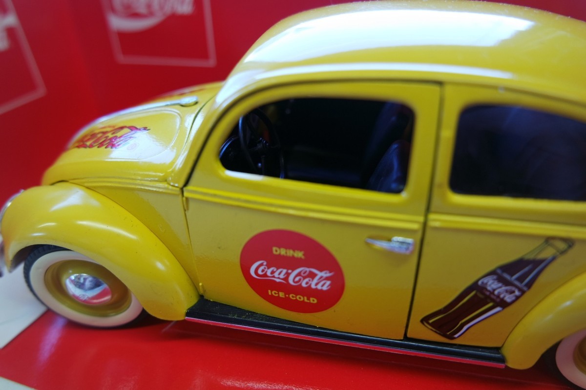 1:18 Solido #9506 Volkswagen Beetle VW Coca-Cola RARE