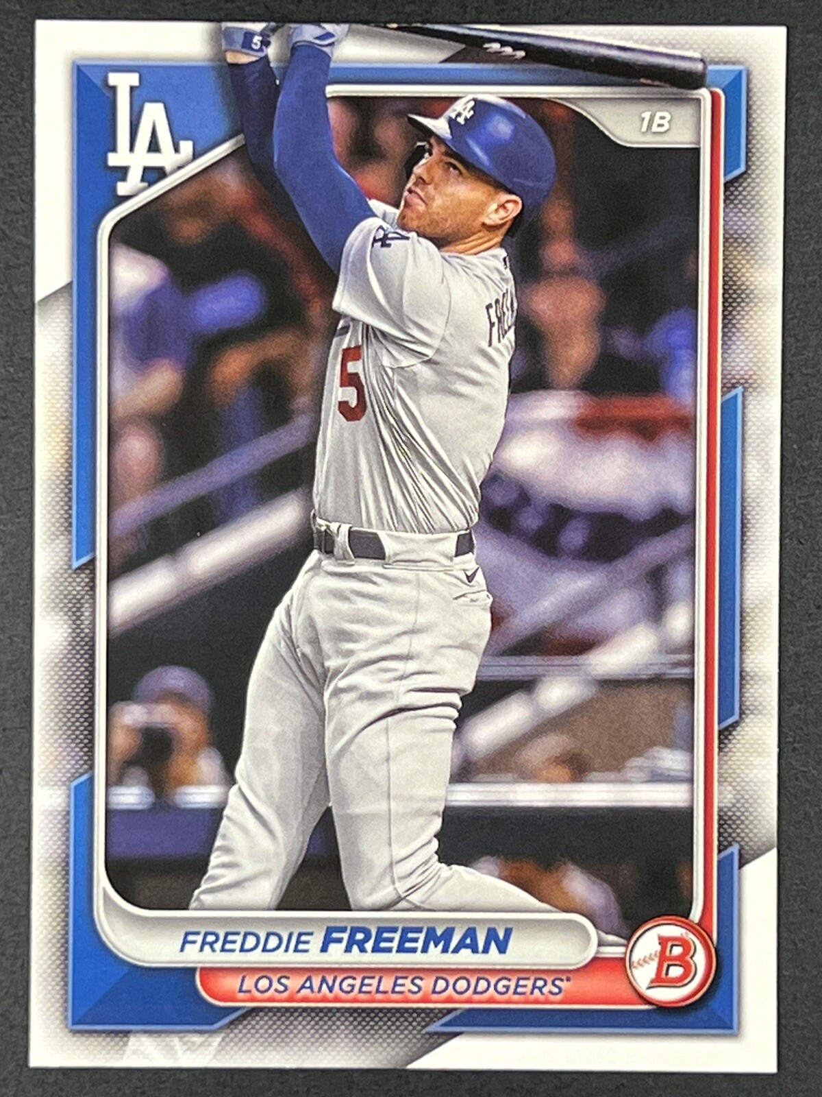 Freddie Freeman 2024 Bowman #43 Los Angeles Dodgers