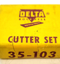 DELTA Moulding Cutterhead Knife Set 35-103 New Old Stock