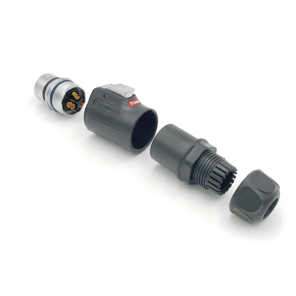 12 Pin Power Circular Connector Famale Plug Outdoor Waterproof IP67 Heavy Duty  - Image 2 of 4