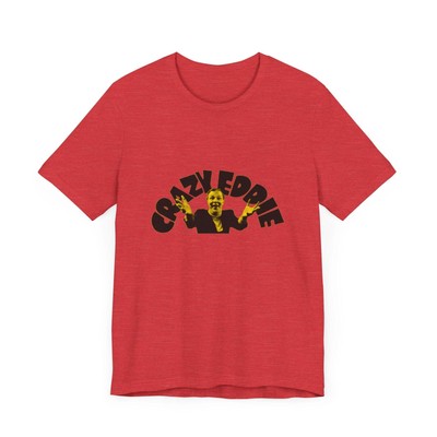 Vintage Crazy Eddie Record & Tapes Store Logo V.2 Unisex Jersey Short Sleeve T-S