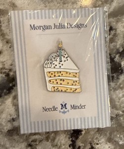 Morgan Julia Designs Needle Minder Needlepoint Celebration Cake New
