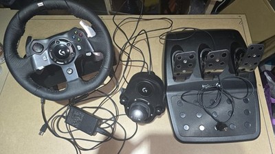 Logitech G920 Driving Force Rennlenkrad mit Pedalen und Shifter für Xbox, PC