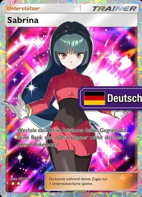 [ DEUTSCH ] Pokemon TCG Pocket - Sabrina - 2 Sterne Tausch