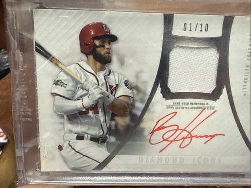 Carte firmate BRYCE HARPER Diamond Icons 01/10 - Foto 5 di 16