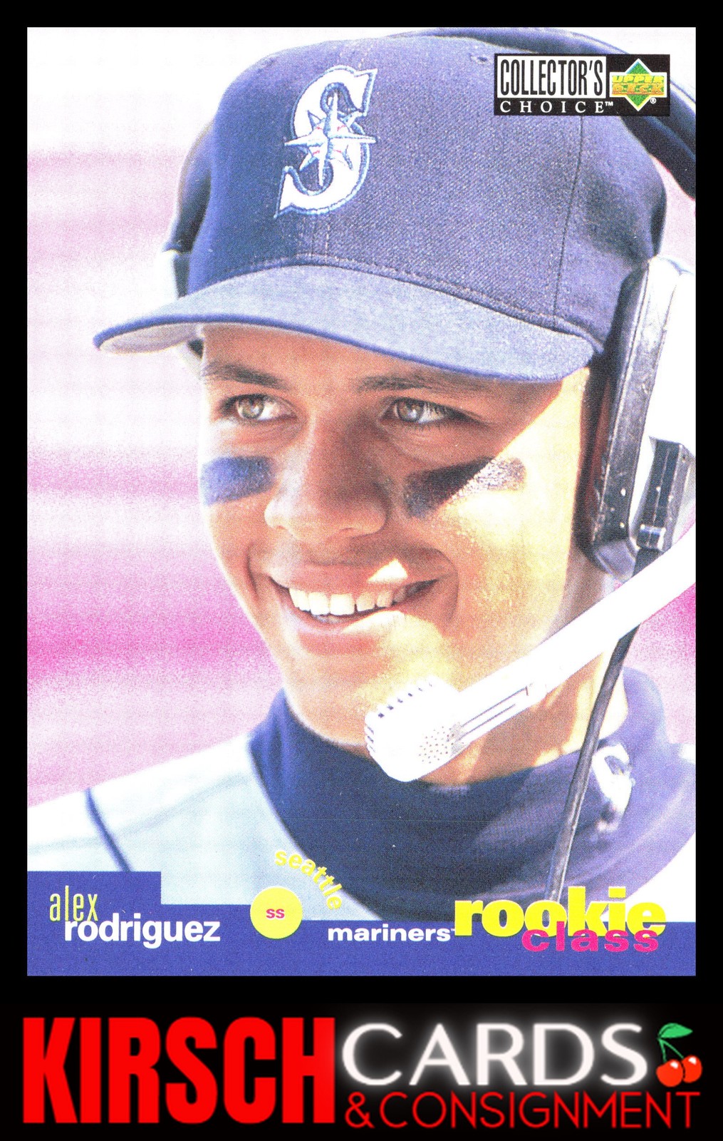 Alex Rodriguez 1995 Collector's Choice #5 Seattle Mariners