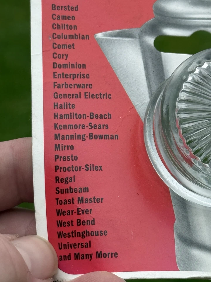 Fitz-All Fitz-All Vidrio Repuesto Percolador Superior Transparente Foto 2 de 4