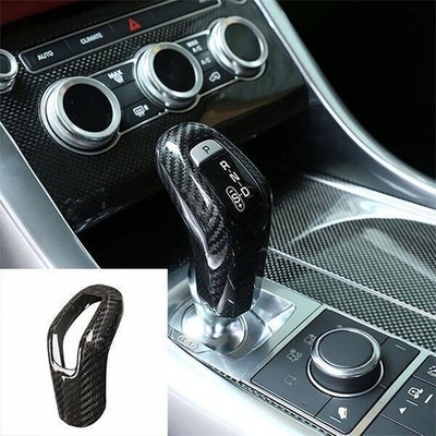 For Range Rover Sport 2014-2017 Dry Carbon Fiber Console Gear Shift Knob Lever