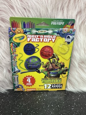 CRAYOLA Melt N Mold Factory Ninja Turtles Mold Crayon REFILLS